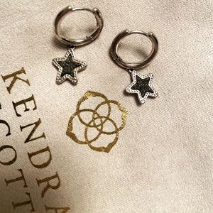 Kendra Scott Jae star huggie earrings